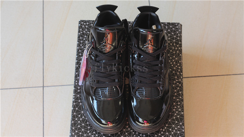 Authentic Air Jordan 4 Rero 11lab4 Black